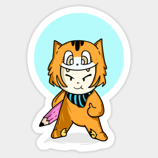 paper hunter Sticker